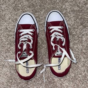 Maroon Converse